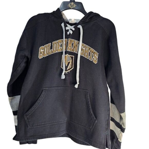 Golden Knights Sweatshirt Mens S Black NHL Hoodie Hockey Las Vegas - Picture 3 of 5